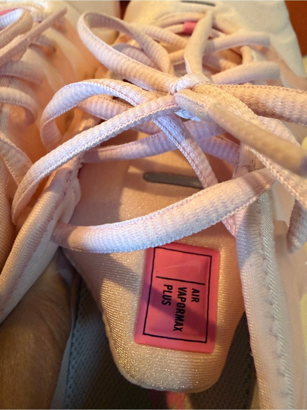 Nike Women’s Pink Lace-Up Sneakers - Picture 4 of 5